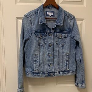 LOFT Classic Denim Jacket in Light Blue